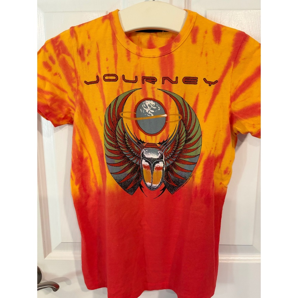 Junk Food Clothing Size XS Journey Scarab Tie Dye T Shirt EUC